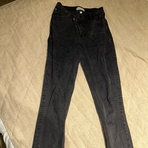 Abercrombie & Fitch 90’s Straight Ultra High Rise Black Jean